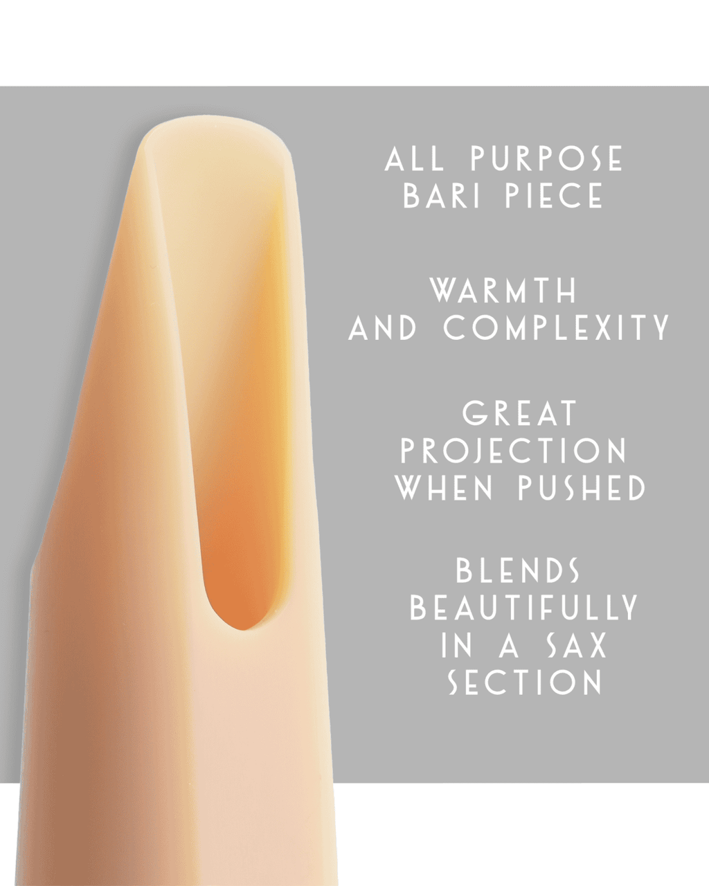 GS Hollywood Bari Sax Mouthpiece