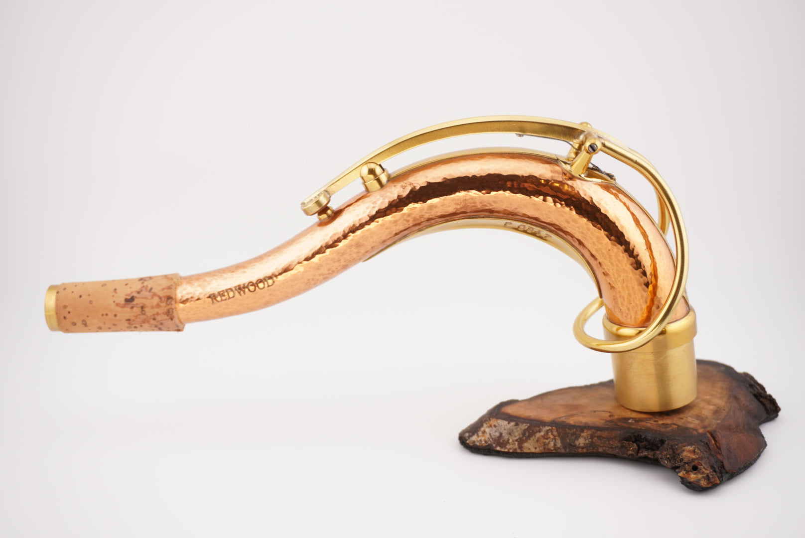 Redwood Hand Hammered Copper - Tenor Sax Neck