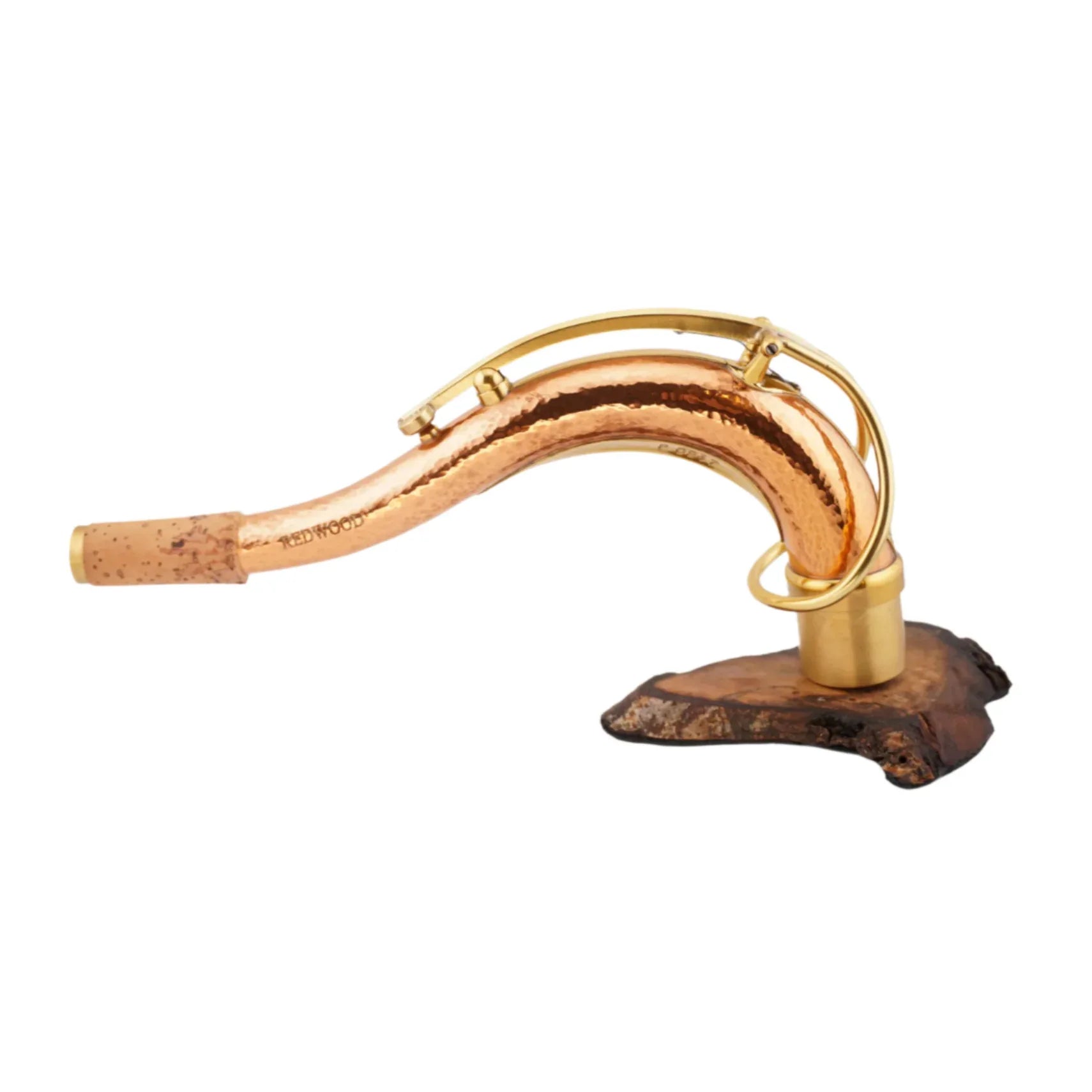Redwood Hand Hammered Copper - Tenor Sax Neck - Wind Instrument Proshop