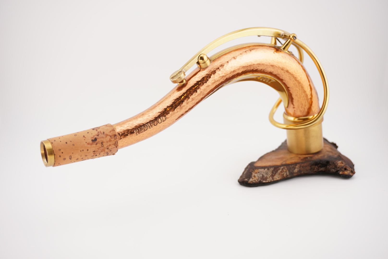 Redwood Hand Hammered Copper - Tenor Sax Neck