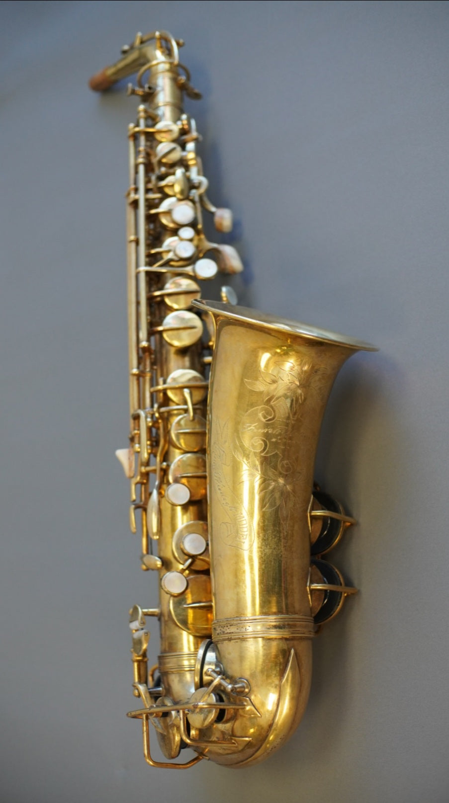 Gold Plated Alto Saxophone (Rudy Weidoeft Artist Model)