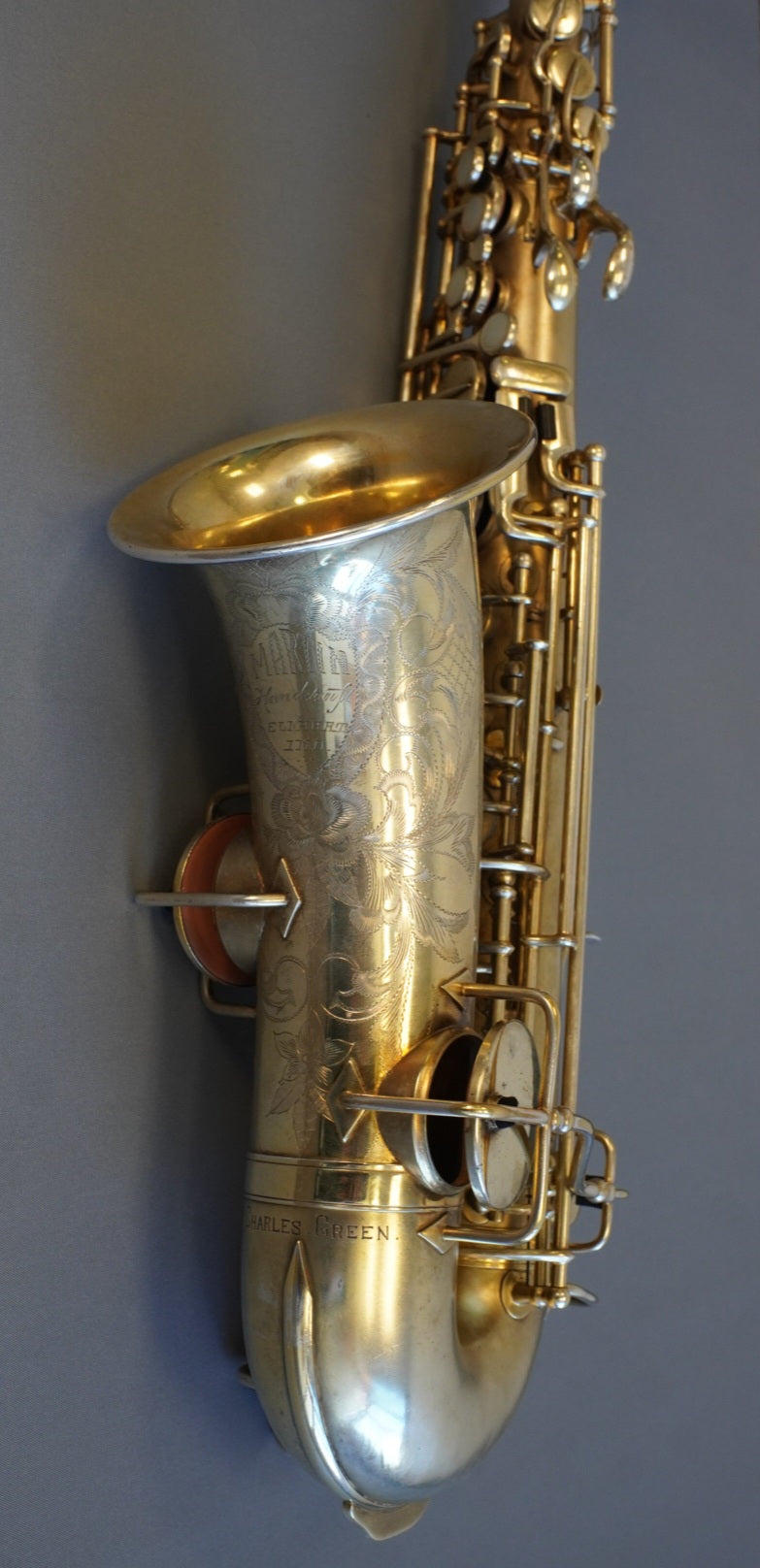 Gold Plated Alto Saxophone Martin Handcraft