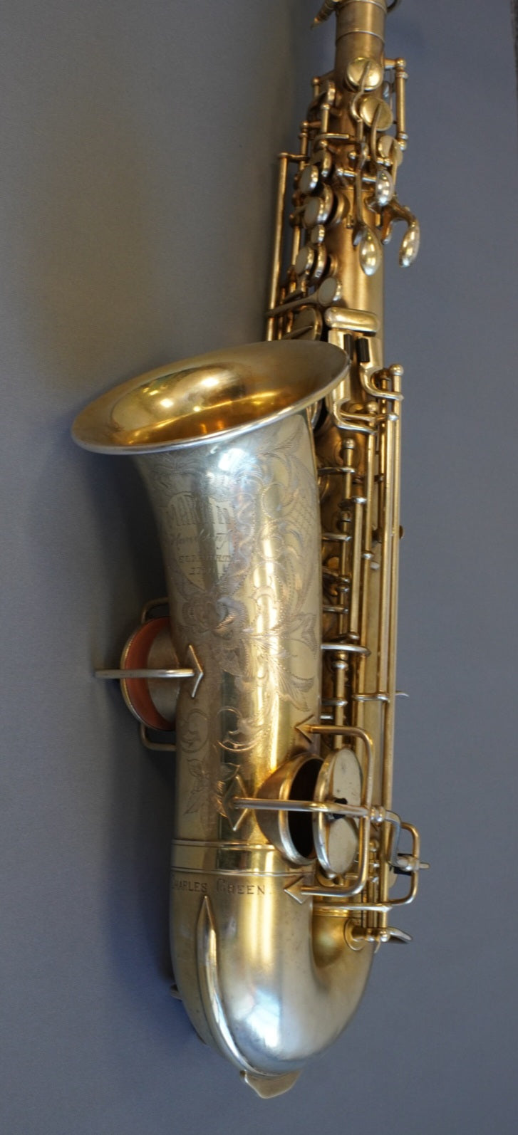 Gold Plated Alto Saxophone Martin Handcraft