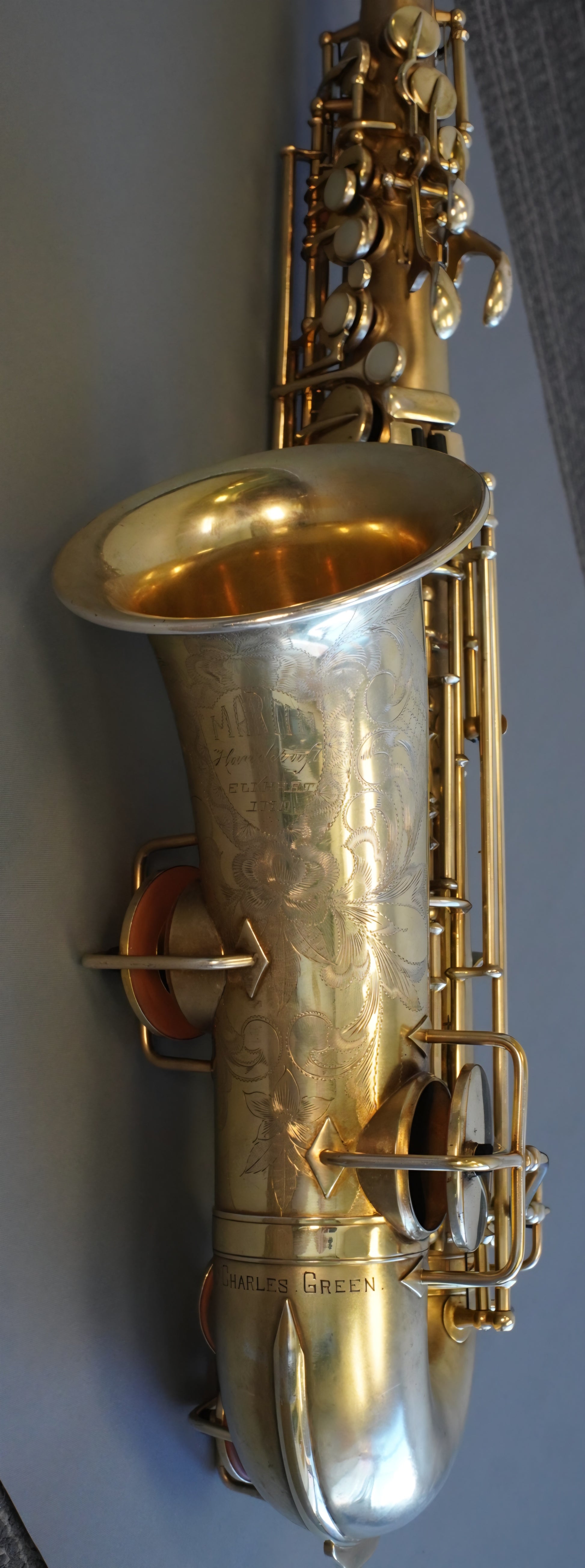 Gold Plated Alto Saxophone Martin Handcraft