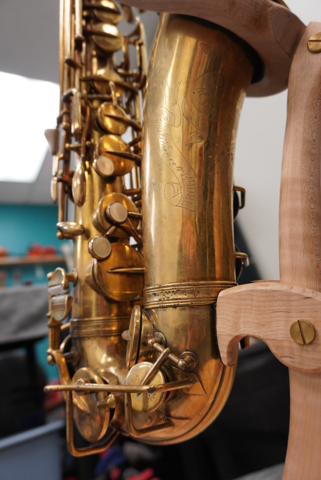 Gold Plated Alto Saxophone (Rudy Weidoeft Artist Model)