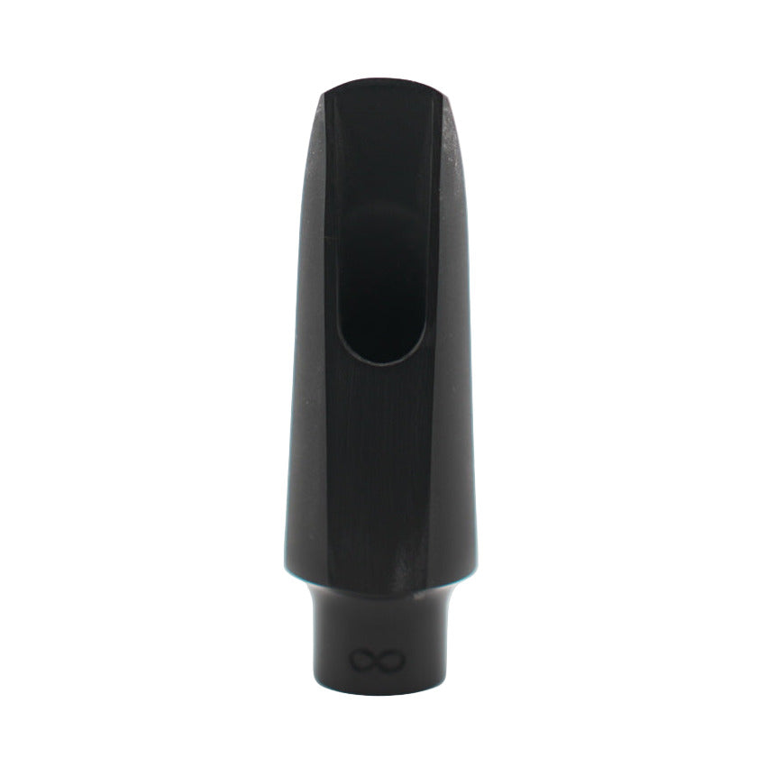 Black mouthpiece with 'Infinity' and "Bari" branding on a white background