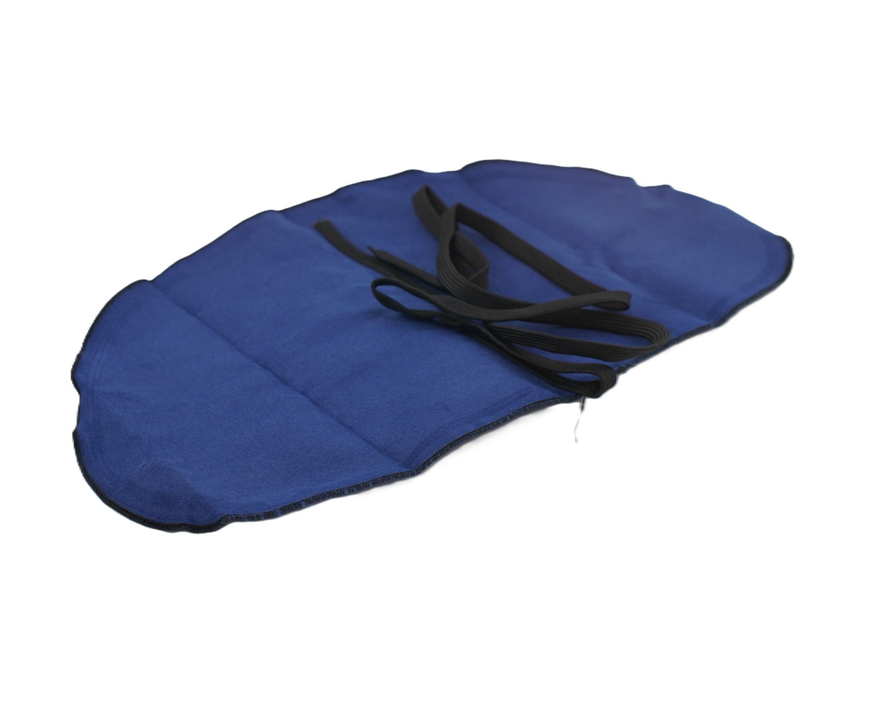 Blue micro fiber swab on a white background