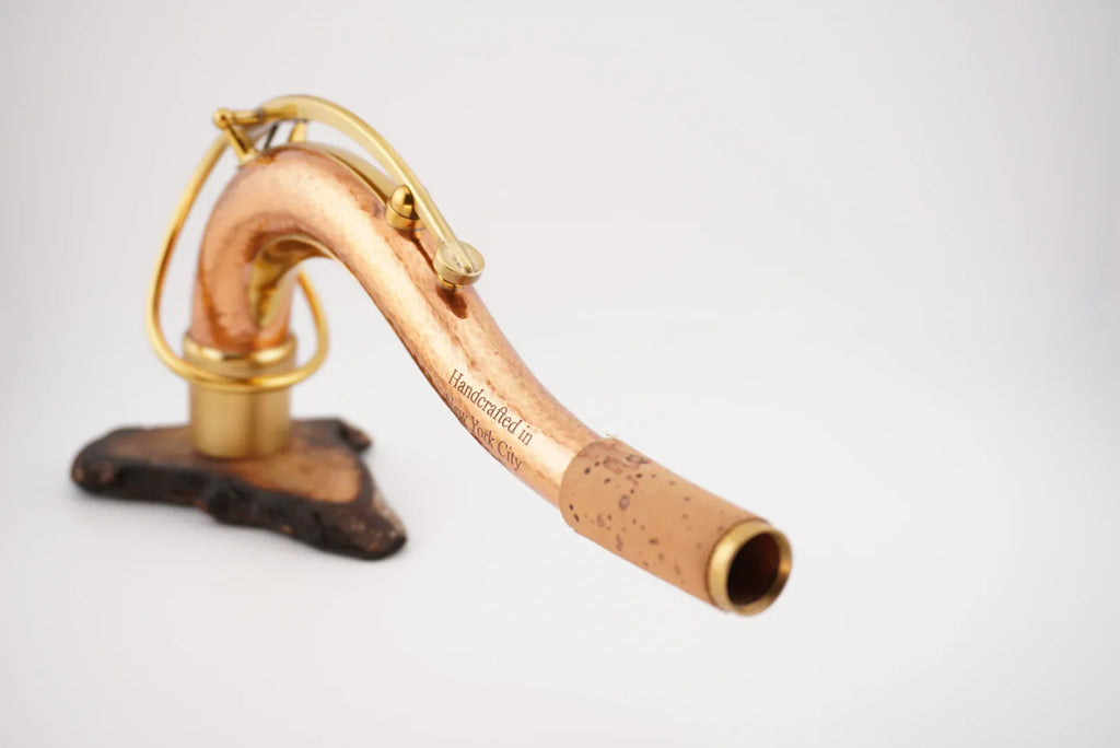 Redwood Hand Hammered Copper - Tenor Sax Neck - Wind Instrument Proshop