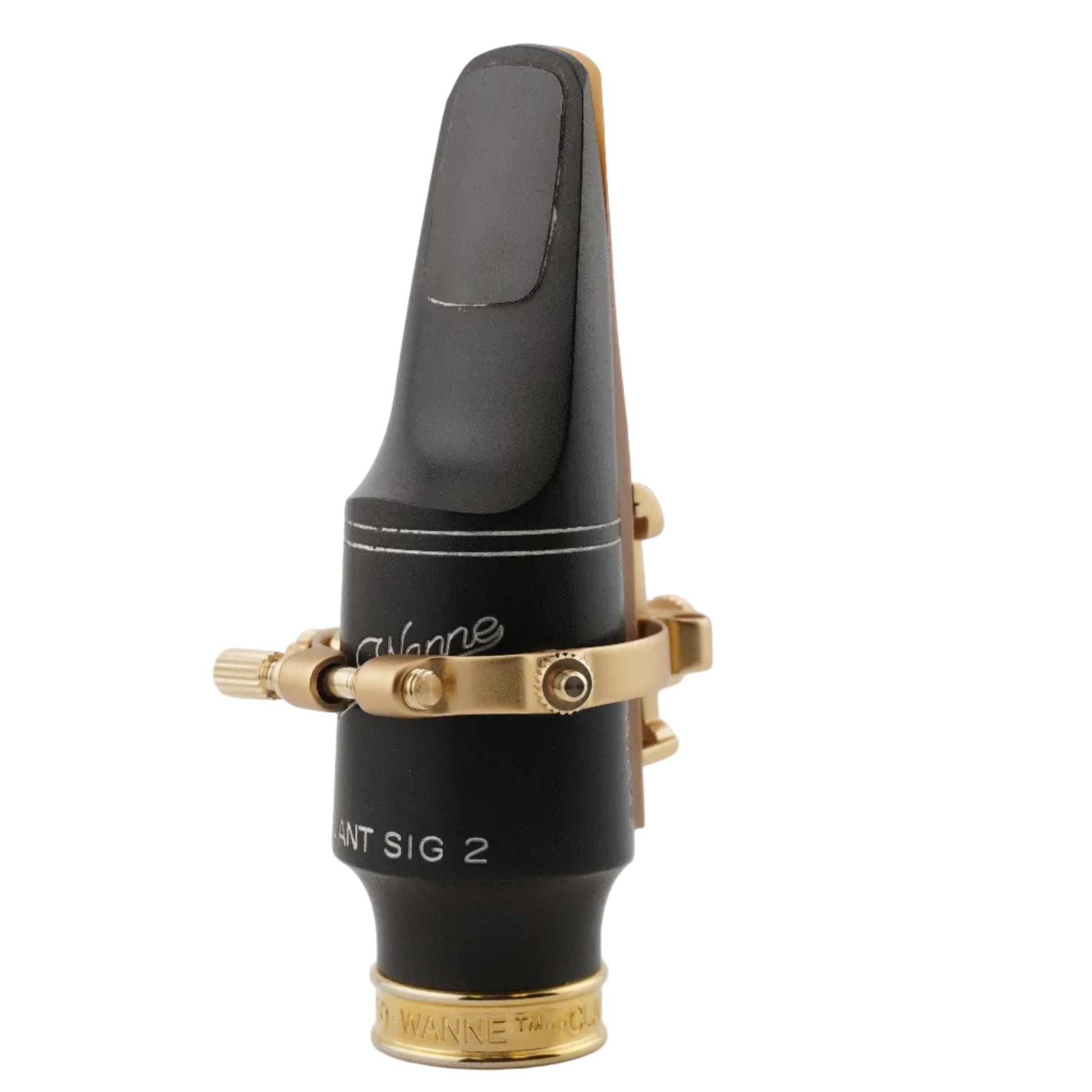 Black mouthpiece with JLV ligature