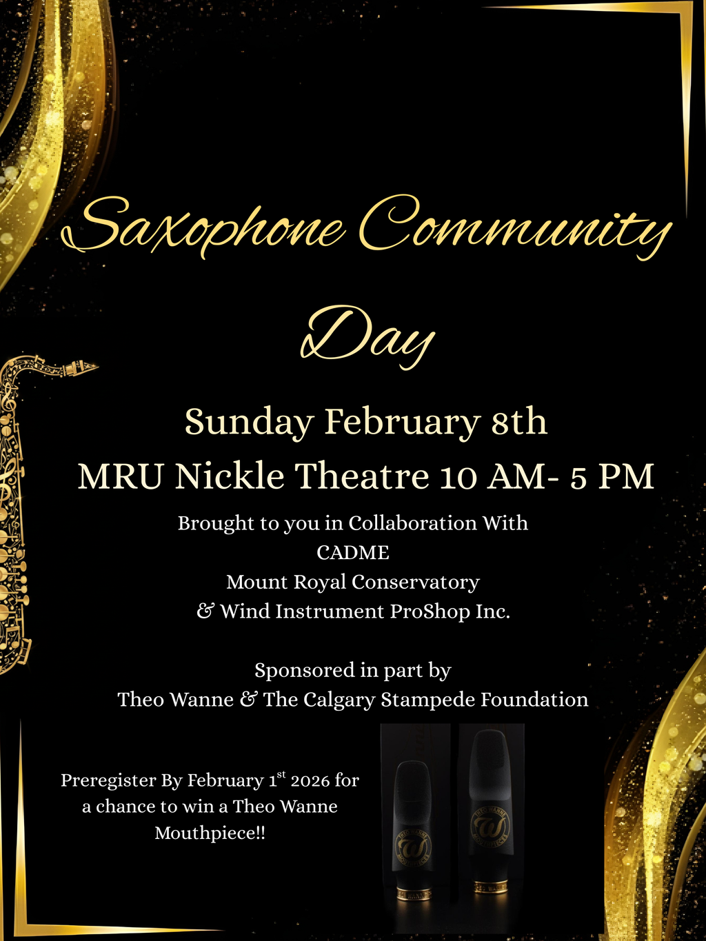 Calgary Saxophone Day 2026!!