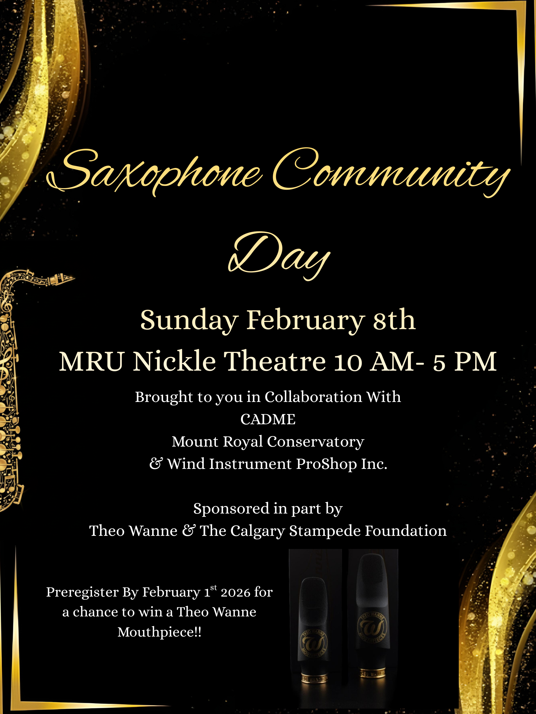 Calgary Saxophone Day 2026!!