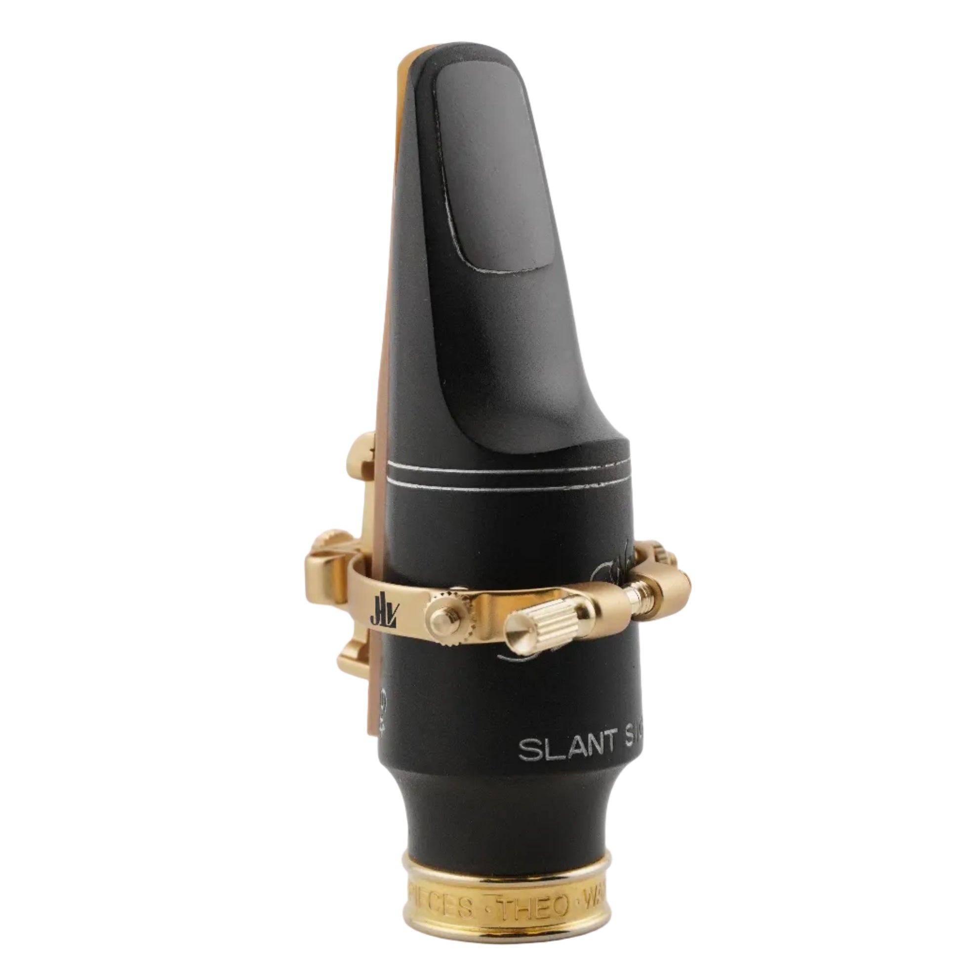 Black mouthpiece with JLV ligature