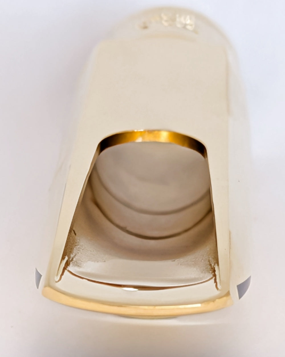 Inside of the Otto Link x Theo Wanne LA Metal mouthpiece