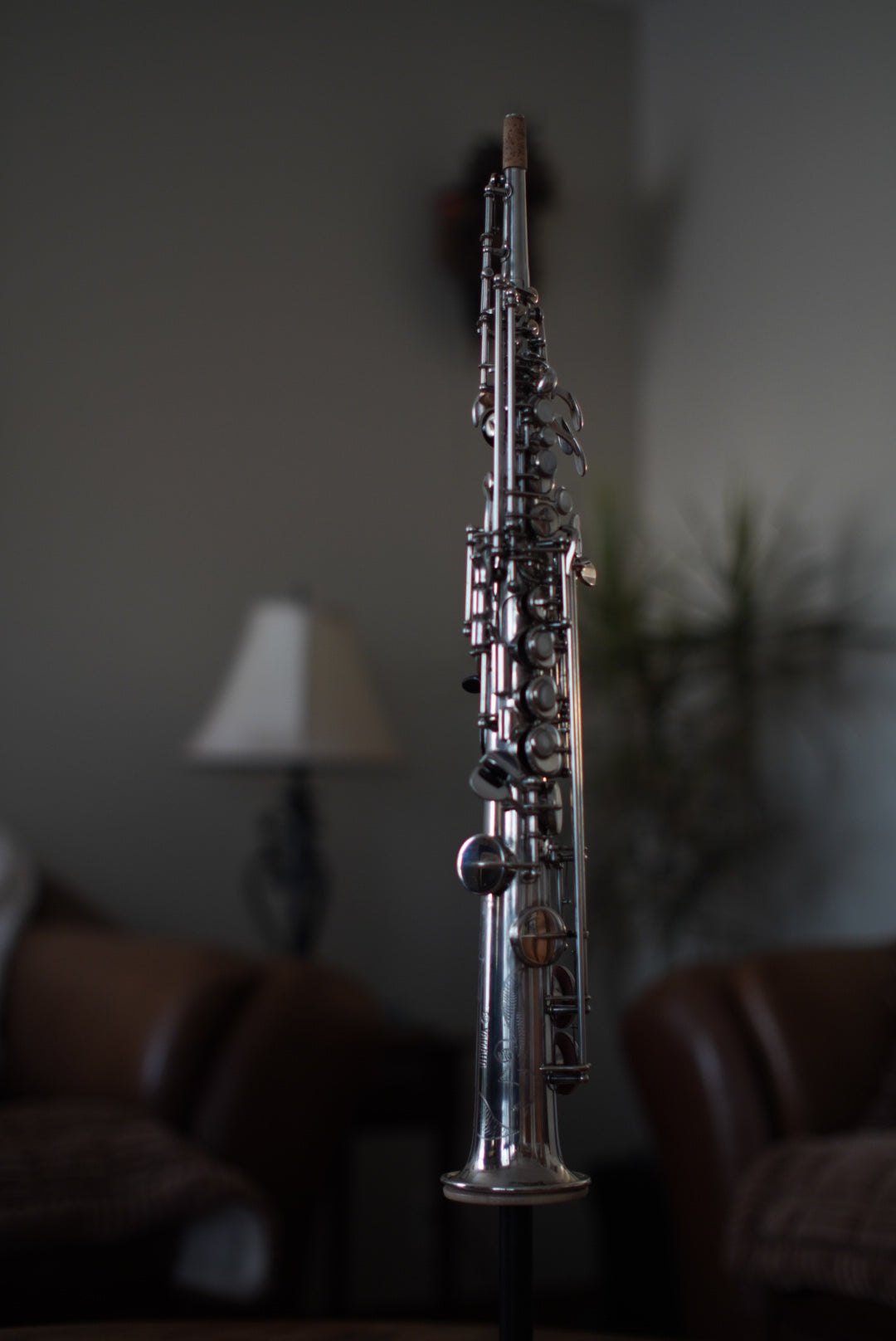 Saxophone Stand Straight Soprano Wood&Winds